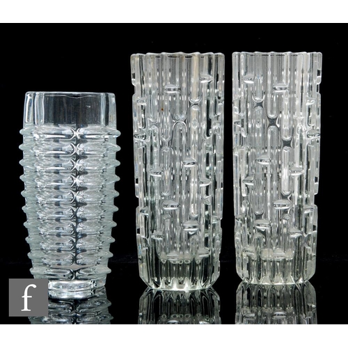 937 - A collection of 1960s Czeckoslovakian Sklo Union pressed glass by Frantisek Vizner for Her... 