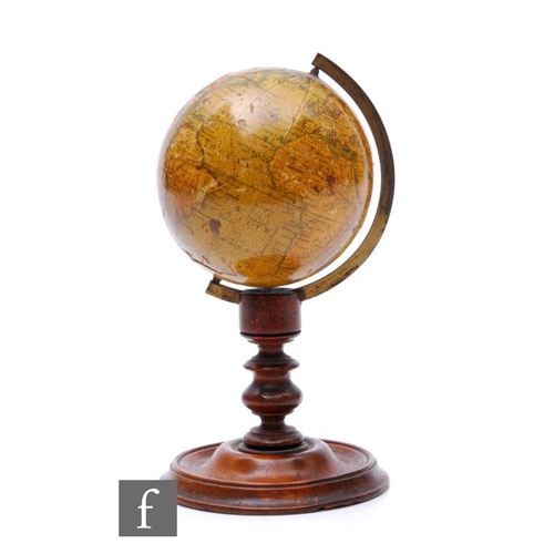 367 - An early 19th Century 3 inch 'Newton's New and Improved Terrestrial Globe', published by Newton &... 