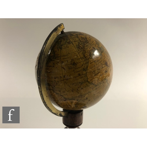 367 - An early 19th Century 3 inch 'Newton's New and Improved Terrestrial Globe', published by Newton &... 