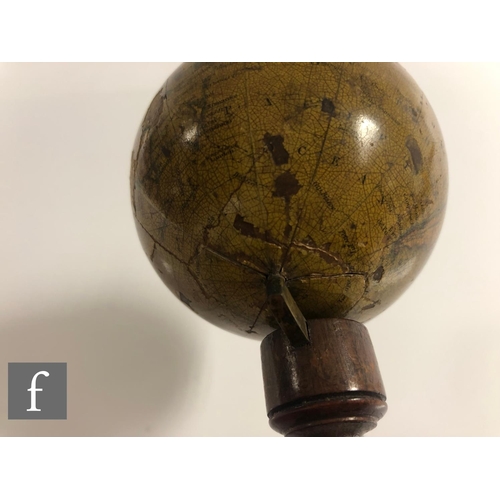 367 - An early 19th Century 3 inch 'Newton's New and Improved Terrestrial Globe', published by Newton &... 