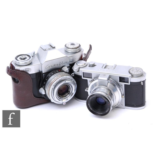 135 - A Leidolf Wetzlar Lordomat camera, serial No. 94253, with a Lordonar 1:2.8 f50 lens, together with a... 