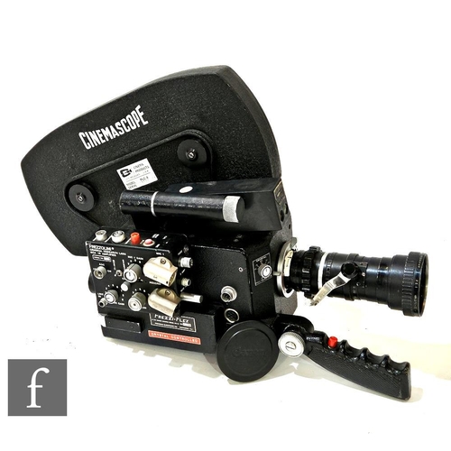 193 - A Frezzolini Frezzi-Flex 16mm cine camera with Frezzi side-mounted amplifier and Angenieux f2.2 72mm... 