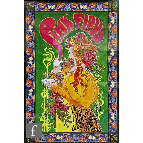 324 - Two Bob Masse Psychedelic posters, both reissues, to include Cream - Farewell Concert, 60cm x 40cm, ... 