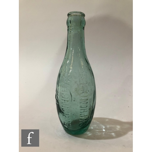 452 - A patent Codd bottle, The Key Stone Birmingham, another by G & E Edmonds Birmingham, other Codd ... 