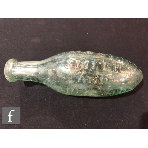 452 - A patent Codd bottle, The Key Stone Birmingham, another by G & E Edmonds Birmingham, other Codd ... 