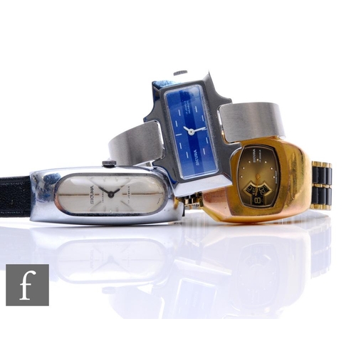 850 - Various - Three vintage Sicura wristwatches of varying form to include a 1970s example with a displa... 