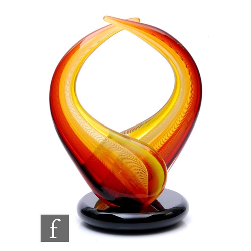 926 - Adriana Dall Valentina - Vetreria Bisanzio - A unique Italian Murano glass sculpture circa 2009, mod... 