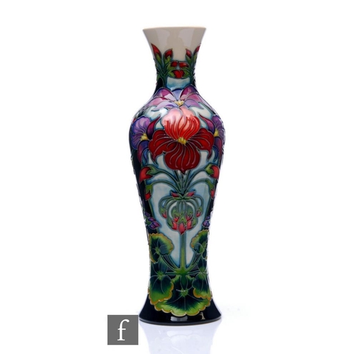 86 - Philip Gibson - Moorcroft Pottery - A trial vase of baluster form, shape 93/10, decorated in the Pel... 