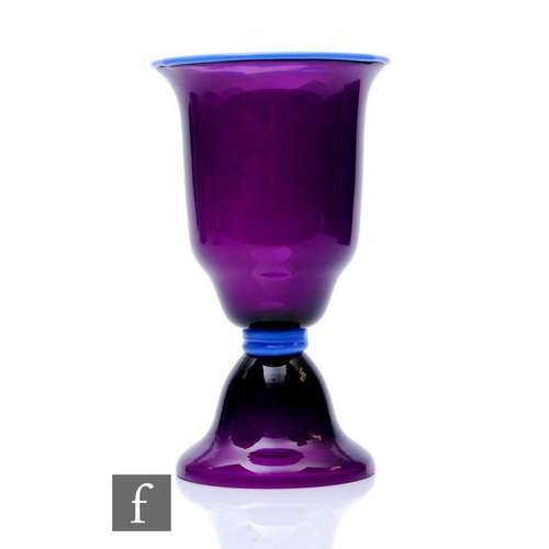 984 - Loetz - An early 20th Century amethyst tango Ausfuehrung 218 glass vase, circa 1925, shape PN-III/84... 