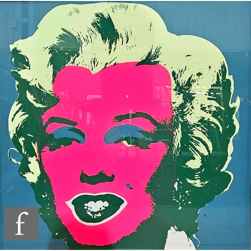 830 - Sunday B. Morning / Andy Warhol - 'Marilyn', screen print, stamped verso 'fill in your own signature... 