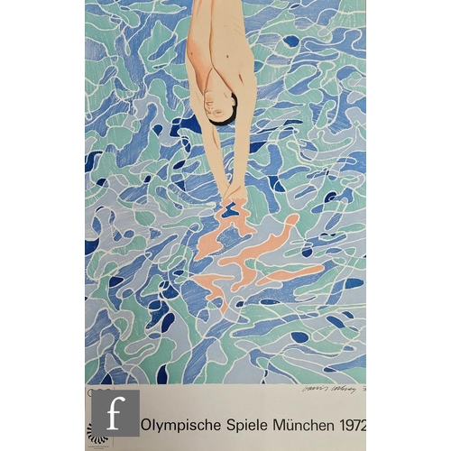 835 - After Otl Aicher (German, 1922-1991) - 'Women's Gymnastics', poster for the Munich Olympic Games, 19... 