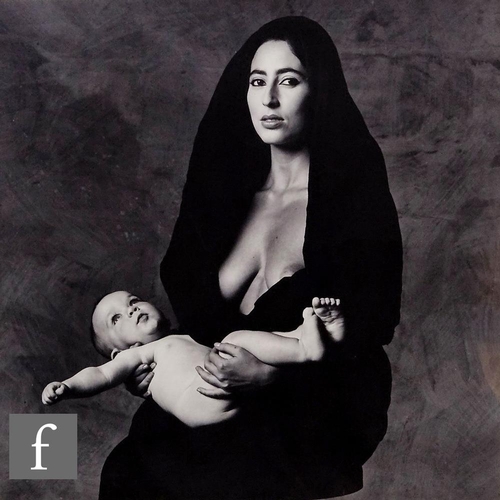 1165 - Clive Arrowsmith (Born 1949) - Mother and Child, monochrome photograph, signed in ink and dated '93,... 