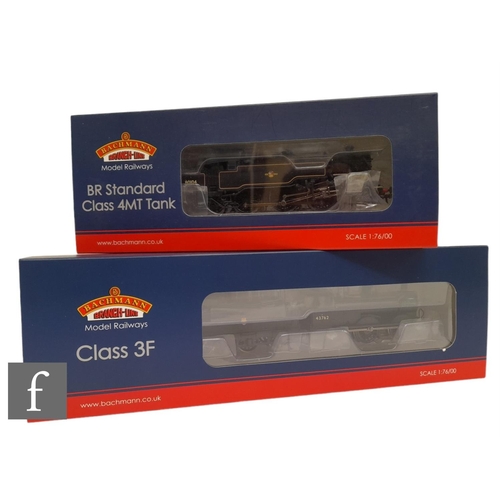 4007 - Two OO gauge Bachmann DCC Ready BR black locomotives, 32-360A 2-6-4T Standard Class 80104 and 31-626... 