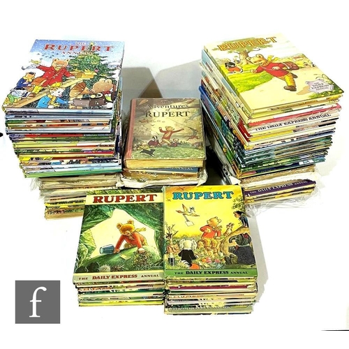 4447 - A collection of assorted Rupert annuals, 1937-1939, 1946-1949, 1951-1954, 1956-1963, 1965, 1966, 196... 