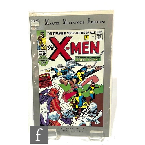 4448 - A Marvel Milestone Edition X-Men #1, signed by Jack Kirby, limited edition 298 of 2000, with certifi... 