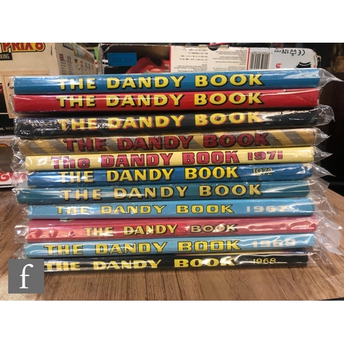 4449 - Twenty one The Dandy Book annuals comprising 1951, 1952, 1953, 1954, 1955, 1956, 1958, 1959, 1960, 1... 