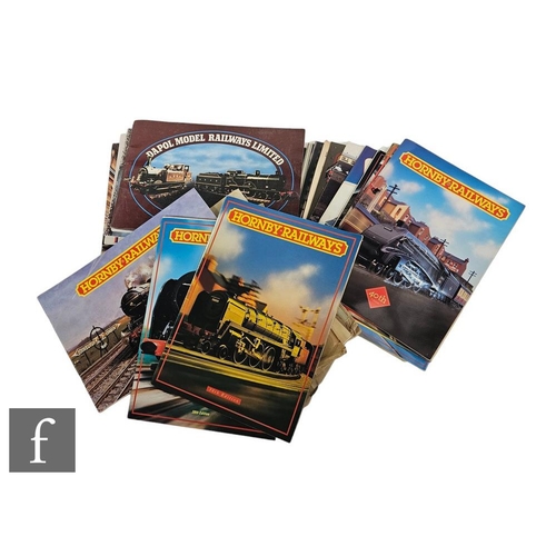 4066 - A collection of 1950s and 1960s model railway catalogues, to include Bassett-Lowke, Leeds, Exley and... 