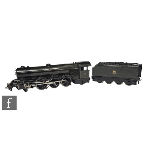 An O gauge 4-6-2 BR green 'Flying Scotsman' electric locomotive, unboxed.