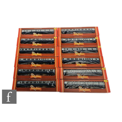 4080 - Twelve OO gauge Hornby passenger coaches, all BR Intercity Mk1 and Mk2, boxed. (12)