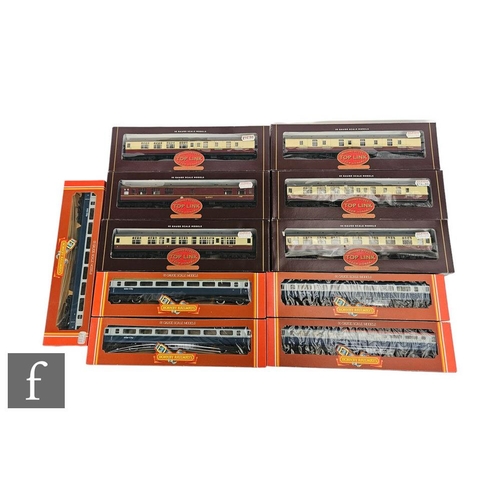 4081 - Eleven OO gauge Hornby passenger coaches, BR Mk1 and BR Intercity Mk3, all boxed. (11)