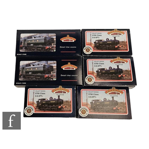 4097 - Six OO gauge Bachmann tank engines, to include Class 57XX, comprising 31-902, 31-901, 31-900, 31-902... 