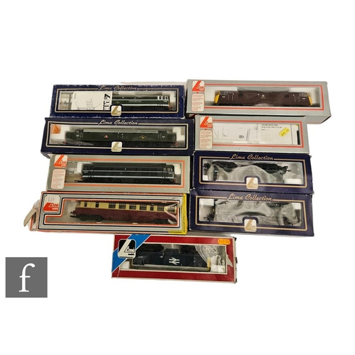 4099 - Nine OO gauge Lima locomotives, for spares and repair, boxed. (9)