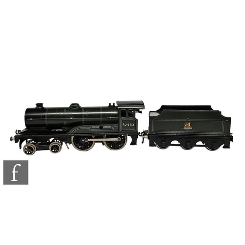 4116 - An O gauge Bassett-Lowke 4-4-0 BR green 'Prince Charles' clockwork locomotive, in a Bassett-Lowke Pr... 