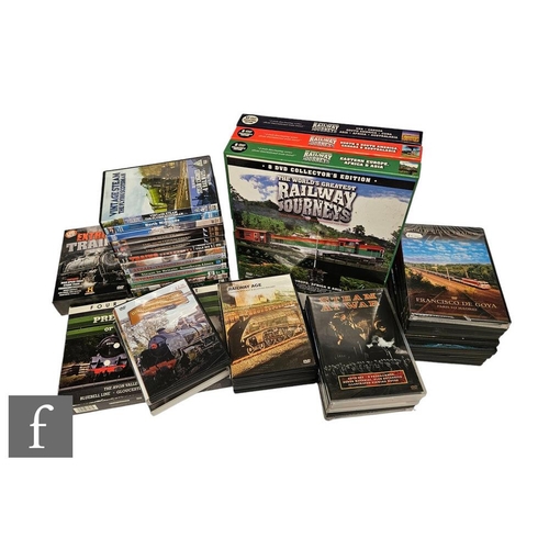 4122 - A collection of railway related DVDs.