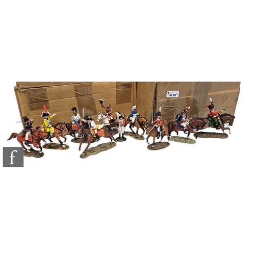 4158 - A collection of Del Prado toy soldiers, most mounted, including Napoleonic war. (qty)