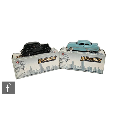 4171 - Two Brooklin Models Brooklin Collection 1:43 scale model cars, BRK102 1936 Hudson Terraplane Custom ... 