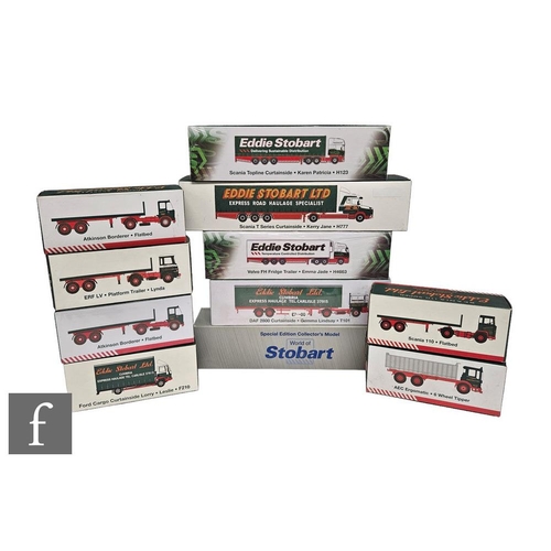 4369 - Eleven Atlas Editions Eddie Stobart diecast models, boxed. (11)