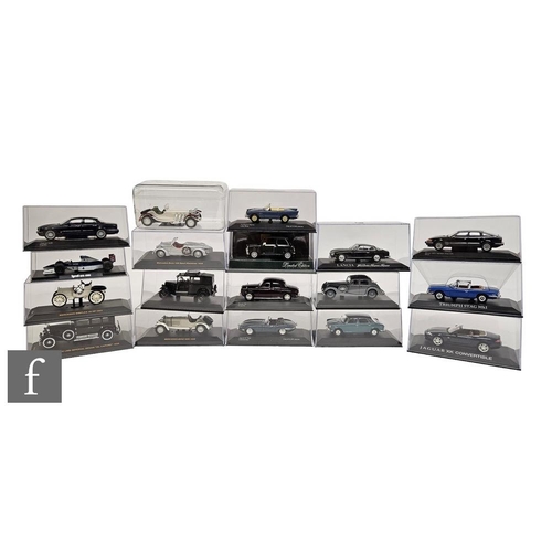 4373 - A collection of 1:43 scale diecast model cars by Ixo, Norev, Lledo Vanguards and similar, all boxed ... 