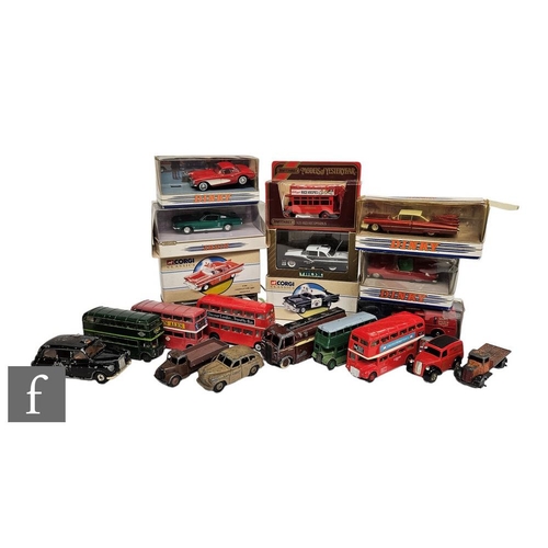 4390 - A collection of assorted diecast models, to include boxed Corgi, Matchbox Dinky, Vitesse and similar... 