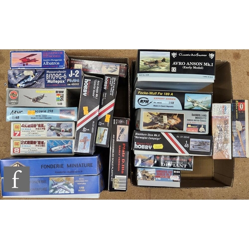 4417 - A collection of assorted plastic model kits, all aircraft, to include FM, Otaki, Airfix etc.