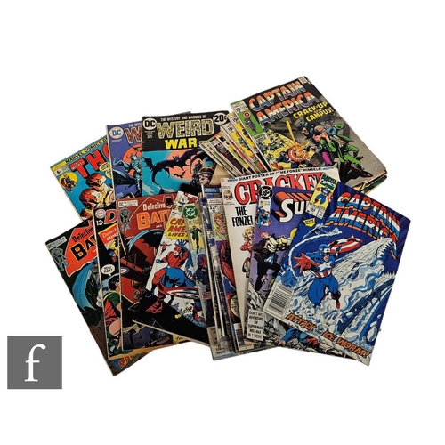 4459 - A collection of mostly silver age comics, to include Marvel Captain America, DC Batman and Batgirl, ... 