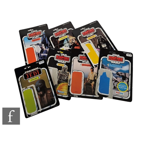 4461 - Seven Star Wars The Empire Strikes Back back cards to include six Palitoy 45 back cards comprising A... 