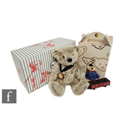 4479 - Two Steiff teddy bears, 690662 The Armistice Centenary Bear, golden brown mohair, limited edition 32... 