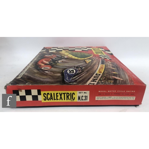 4399 - A Scalextric MC31 Model Motor Cycle Racing set, boxed.