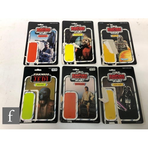 4461 - Seven Star Wars The Empire Strikes Back back cards to include six Palitoy 45 back cards comprising A... 