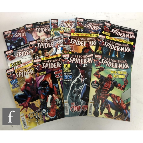 4460 - A collection of modern age comics and graphic novels to include Marvel Legends, Wolverine and Deadpo... 