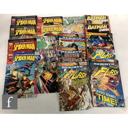 4460 - A collection of modern age comics and graphic novels to include Marvel Legends, Wolverine and Deadpo... 