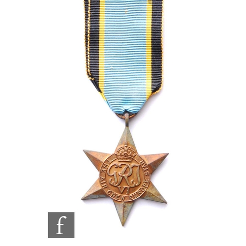 270 - A World War Two Air Crew Europe Star with France and Germany clasp.