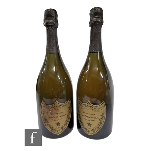 408 - Two bottles of Dom Perignon vintage champagne, 1990, 75cl. (2)