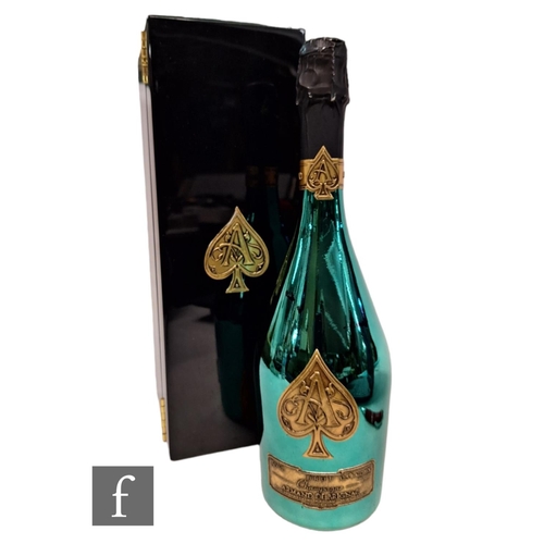 424 - A bottle of Armand de Brignac 'Ace Of Spades', Limited Edition Champagne, Green Bottle, 75cl.