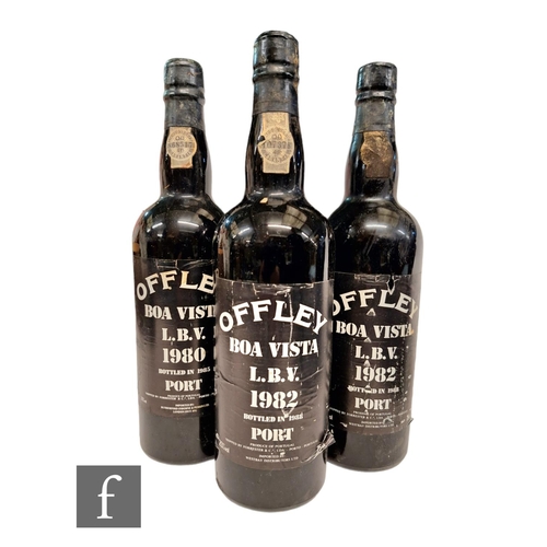 436 - Three bottles of Offley Boa Vista vintage port to include one 1980 and two 1982, all 75cl. (3)