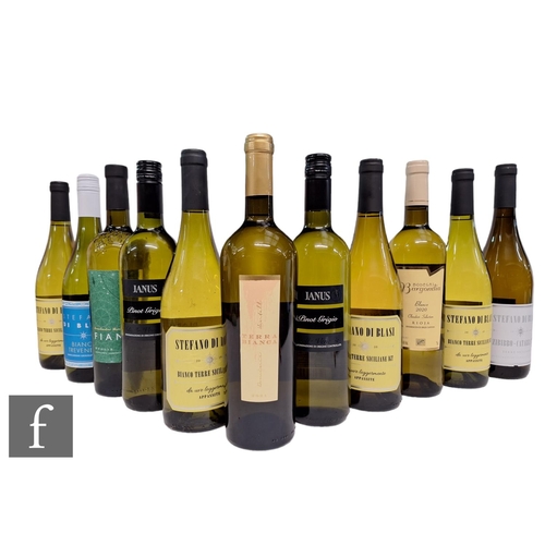 447 - Eleven bottles of Spanish and Italian white wines, to include Pinot Grigio, Rioja and IGTs. (11)