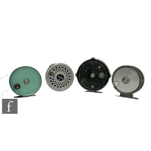 347 - An Allcocks match special fly reel, a Condex, a Leeda and an unnamed reel. (4)