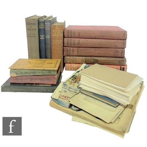 362 - A collection of early to mid 20th Century motorcycle and motoring programmes, booklets and books, to... 