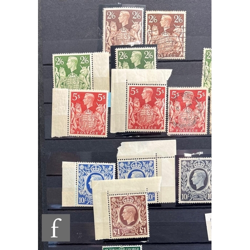 538 - A blue Importa postage stamp album containing a collection of Great Britain stamps from Queen Victor... 