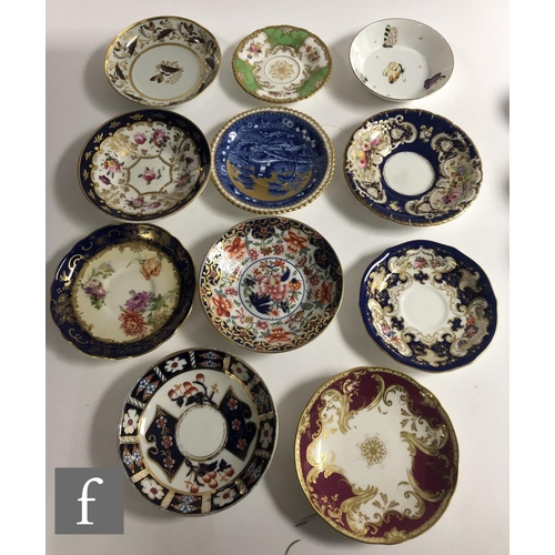 179 - A collection of 19th Century and later china tea and coffee cups and saucers, mostly English, to inc... 